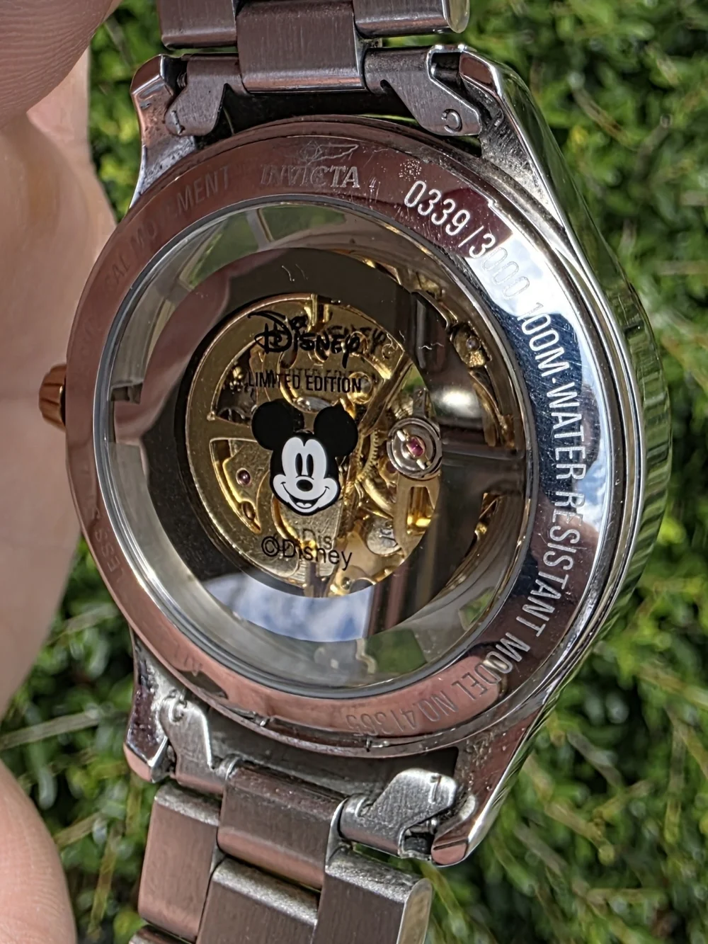 Invicta Disney Limited Edition Mickey Mouse Men's Watch Model 41365 Gold Silver